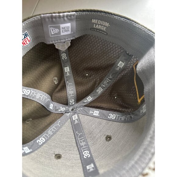 Carolina Panthers New Era 39Thirty NFL Salute To Service Stretch Fit Cap Med/Lrg - Picture 7 of 8